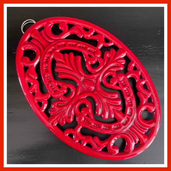 Kitchen Trivet Other - RED KITCHEN TRIVET